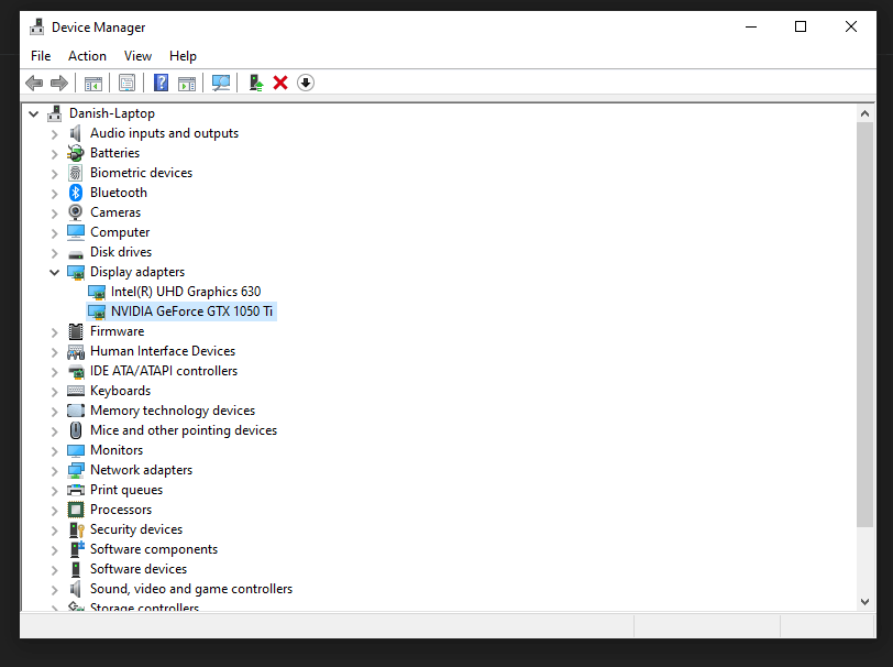 uninstall gpu drivers