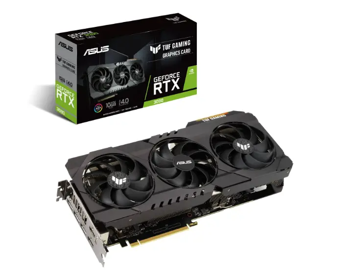 asus tuf gaming nvidia geforce rtx 3080 graphics card