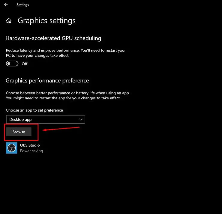 switch between dedicated and integrated graphics in windows 10