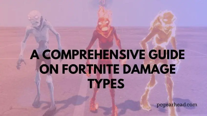 fortnite damage types