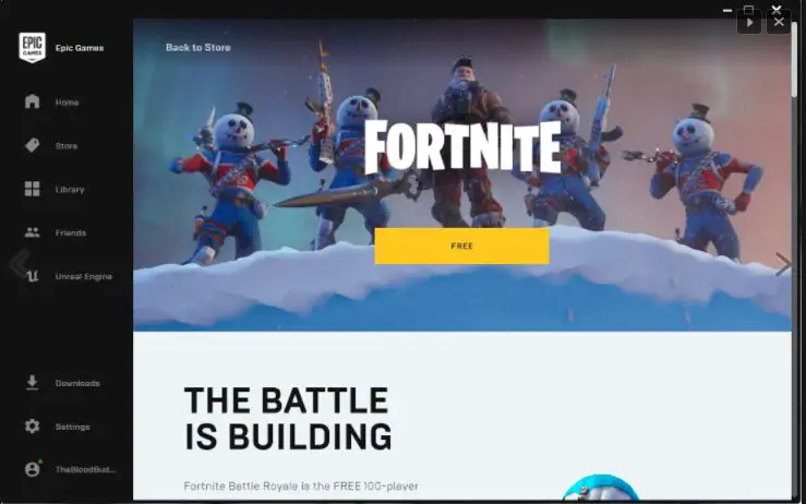 get fortnite installation from epic game launcher