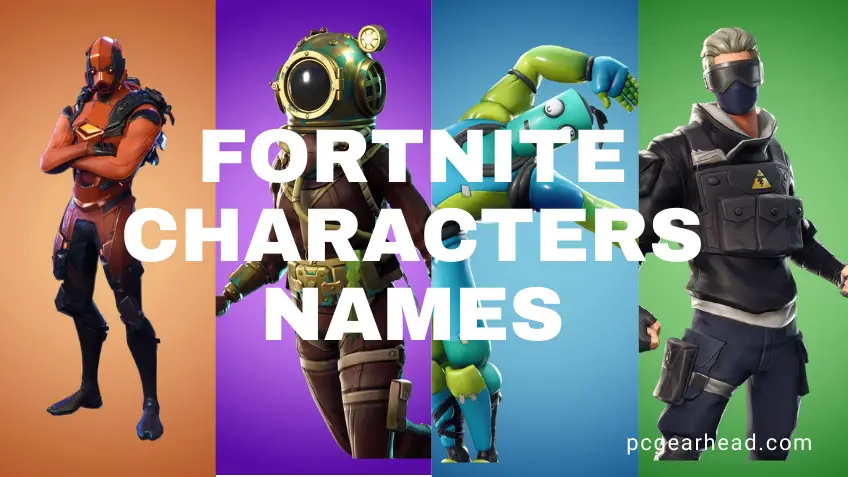 fortnite characters names