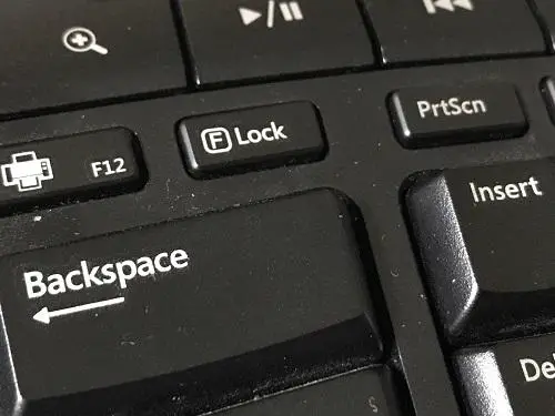 use f lock key
