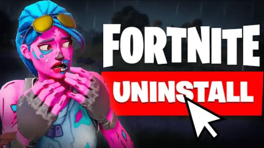 how to uninstall fortnite on pc