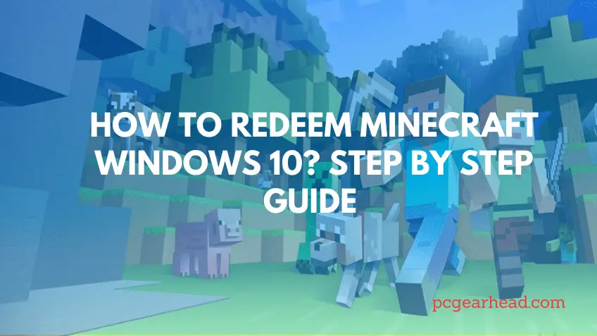 redeem minecraft windows 10